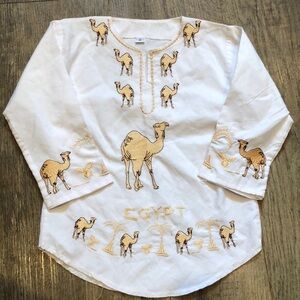 Egypt Camel‎ 🐫 Embroidered Top